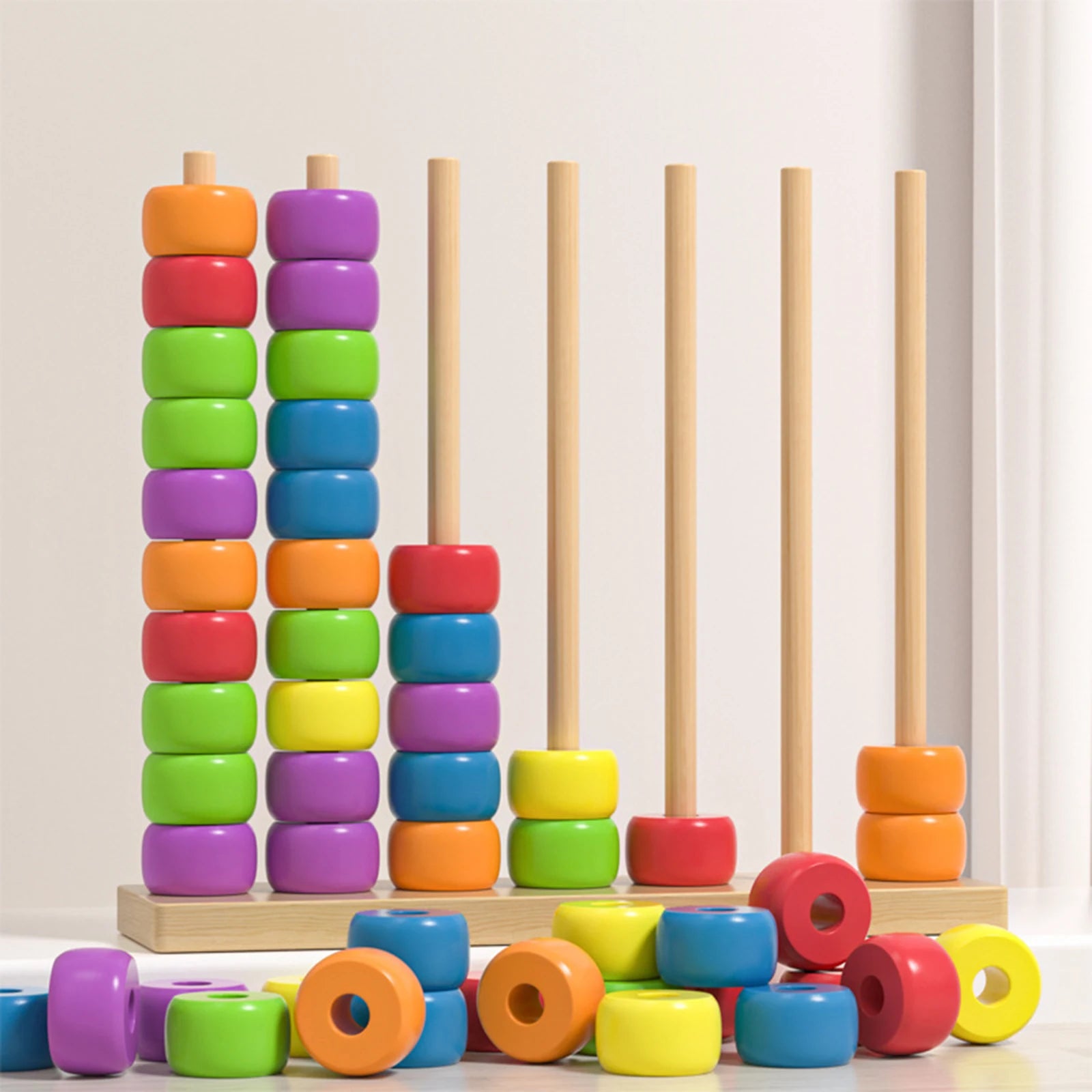 Color Beads Wooden Color Play & Learn Gear