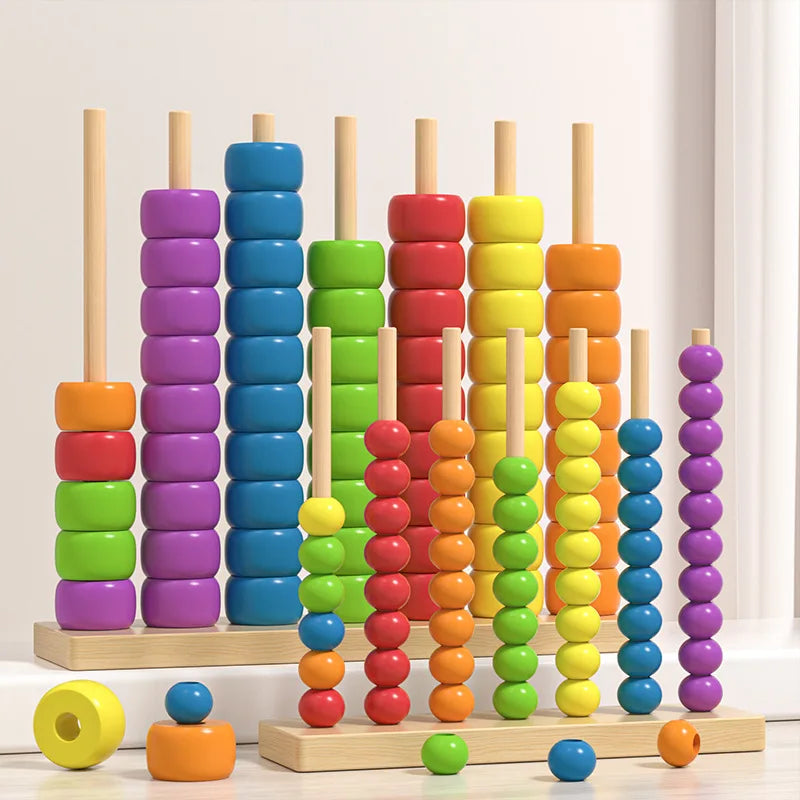Color Beads Wooden Color Play & Learn Gear