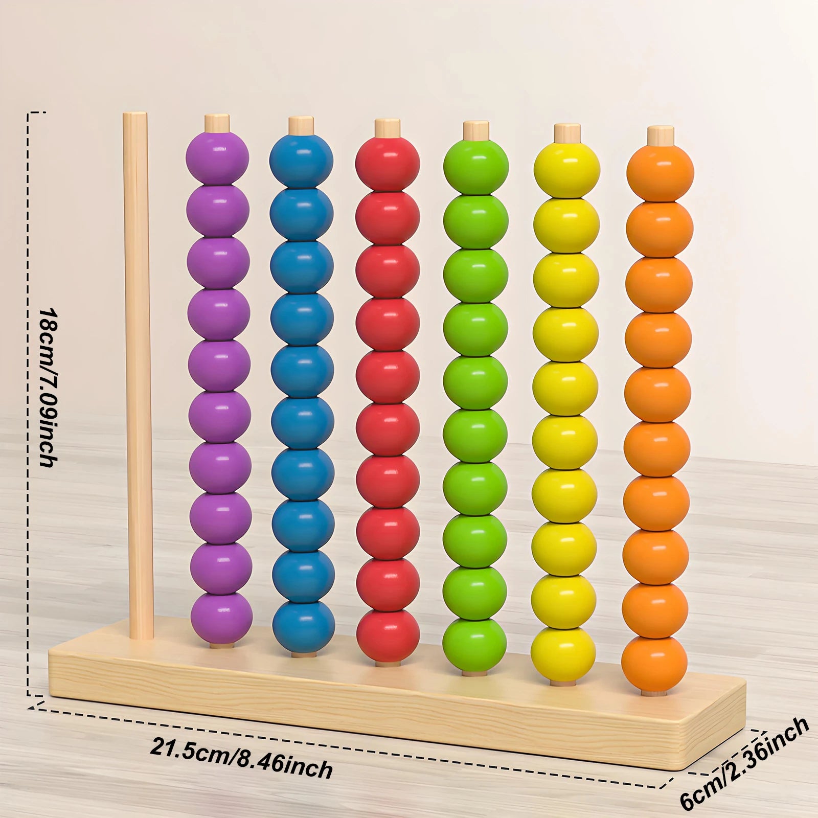 Color Beads Wooden Color Play & Learn Gear