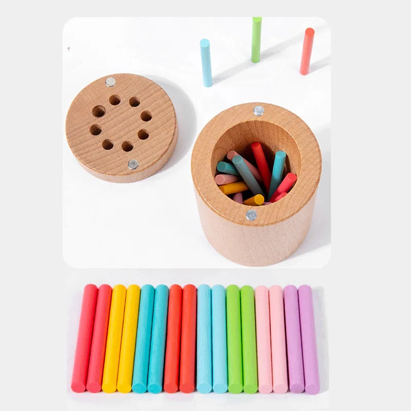 Wooden Color Sorting Learning Set