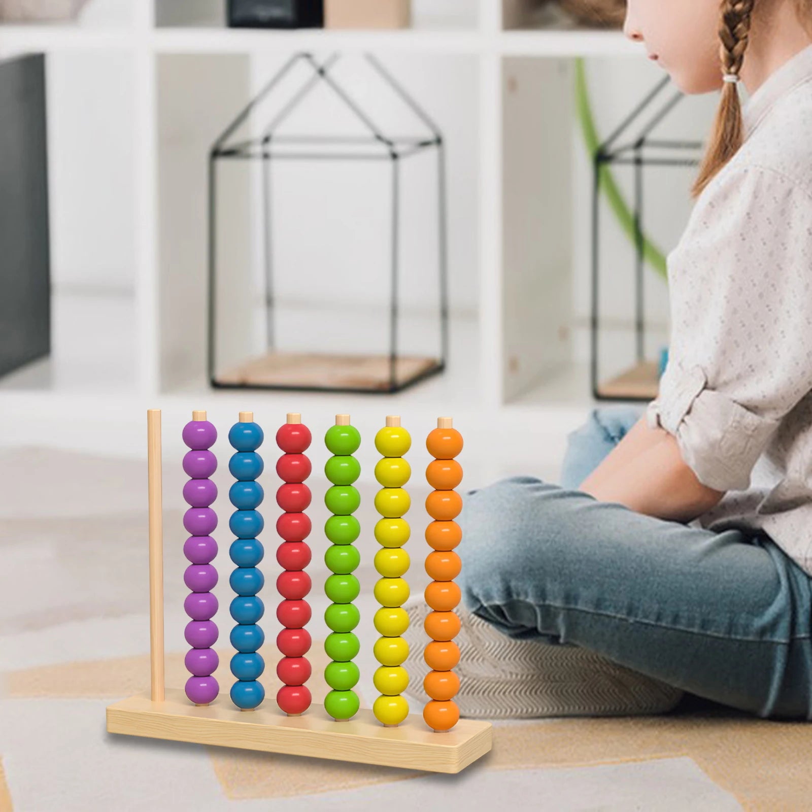 Color Beads Wooden Color Play & Learn Gear