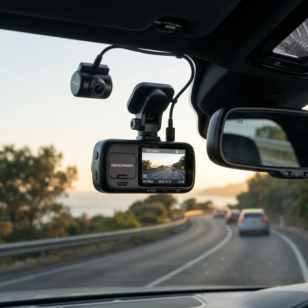 4K Ultra HD Dual Lens Dash Cam - Front and Rear WiFi Car Camera