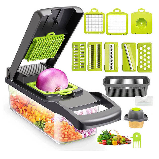 11-in-1 Multi-Function Vegetable Chopper - Pro Food Dicer & Slicer