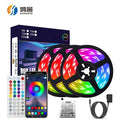100FT Smart LED Strip Lights - RGB Music Sync Ambient Lighting for Bedroom