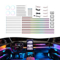 Acrylic 6-in-1 Car LED Symphony Ambient Lighting Kit - App Control
