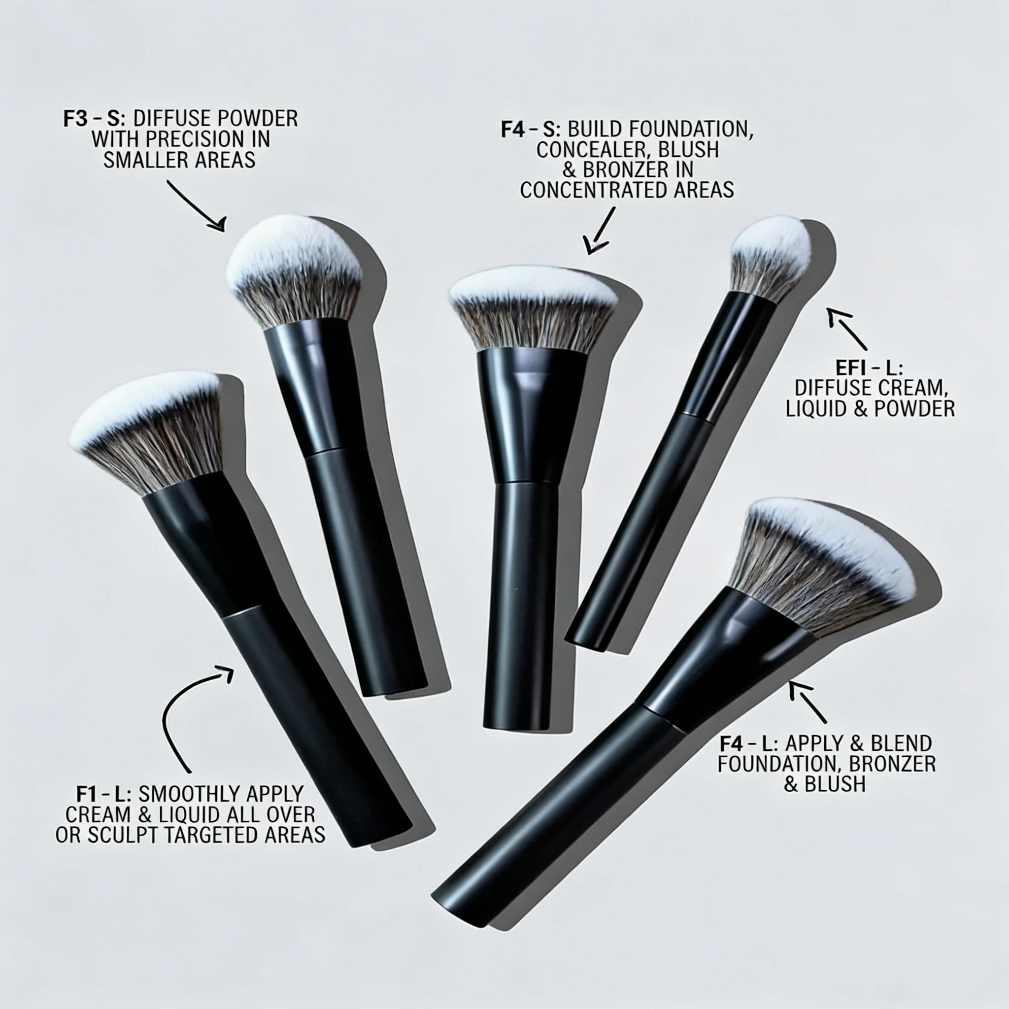 5Piece Powder Concealer Flawless Base