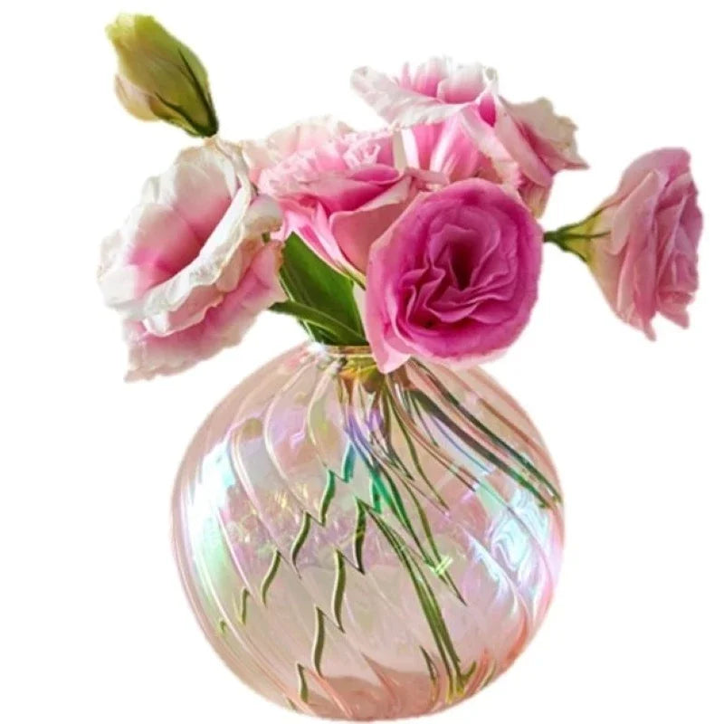 Iridescent Ball Vases ation