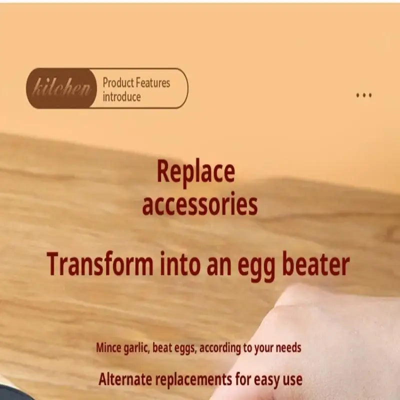 Portable Electric Garlic Masher Home Essentials