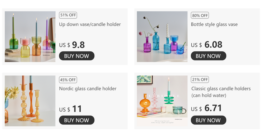 Iridescent Ball Vases ation