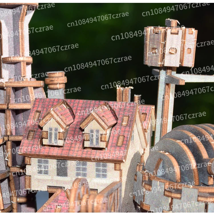 Wooden assembly model animation Play & Learn Ge