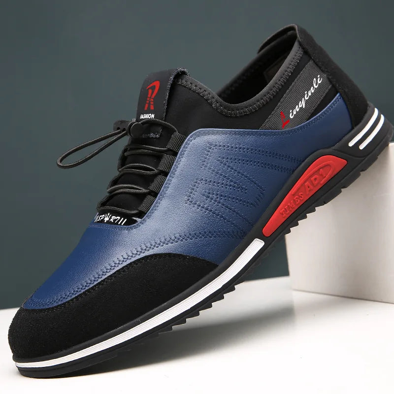 Fashion Genuine Leather Loafers Breathable Au