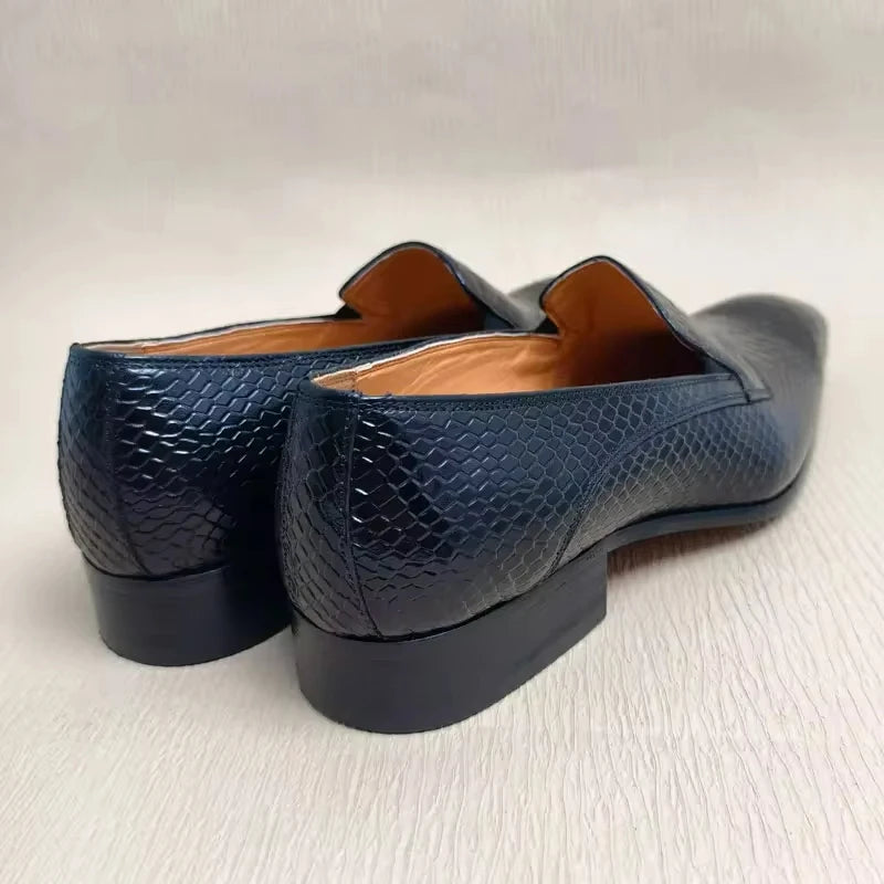 Classic Loafers Genuine Cowhide Leather Casua