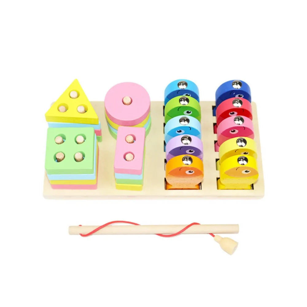 Colorful Wooden Recognition Color Play & Learn