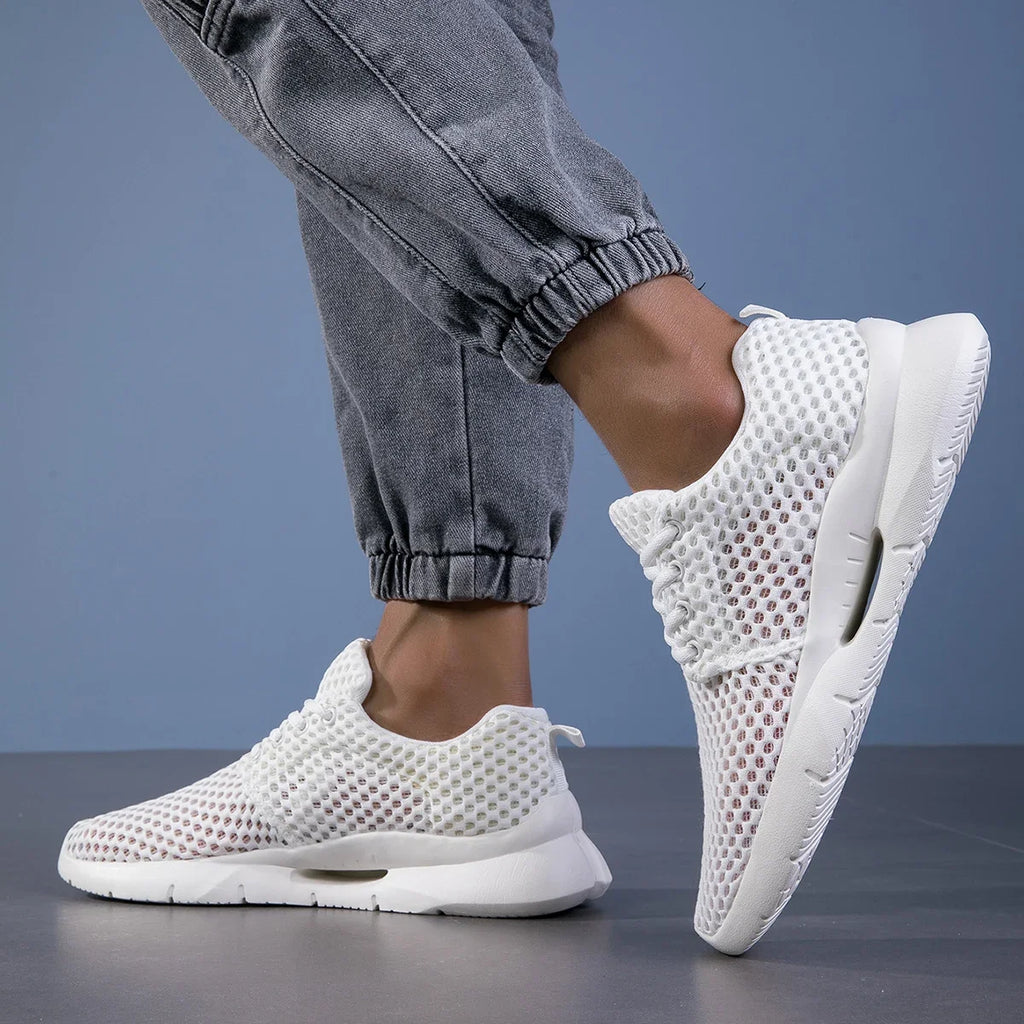 White Mesh Sneakers New Summer Lightweight Ca