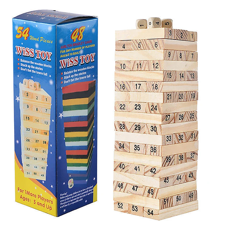 Solid Wood Stacked High Play & Learn Gear