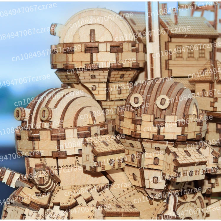 Wooden assembly model animation Play & Learn Ge