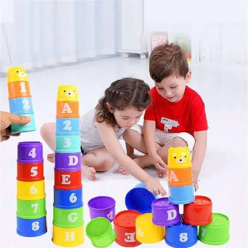 9PCS s Stackable Numbers Play & Learn Gear