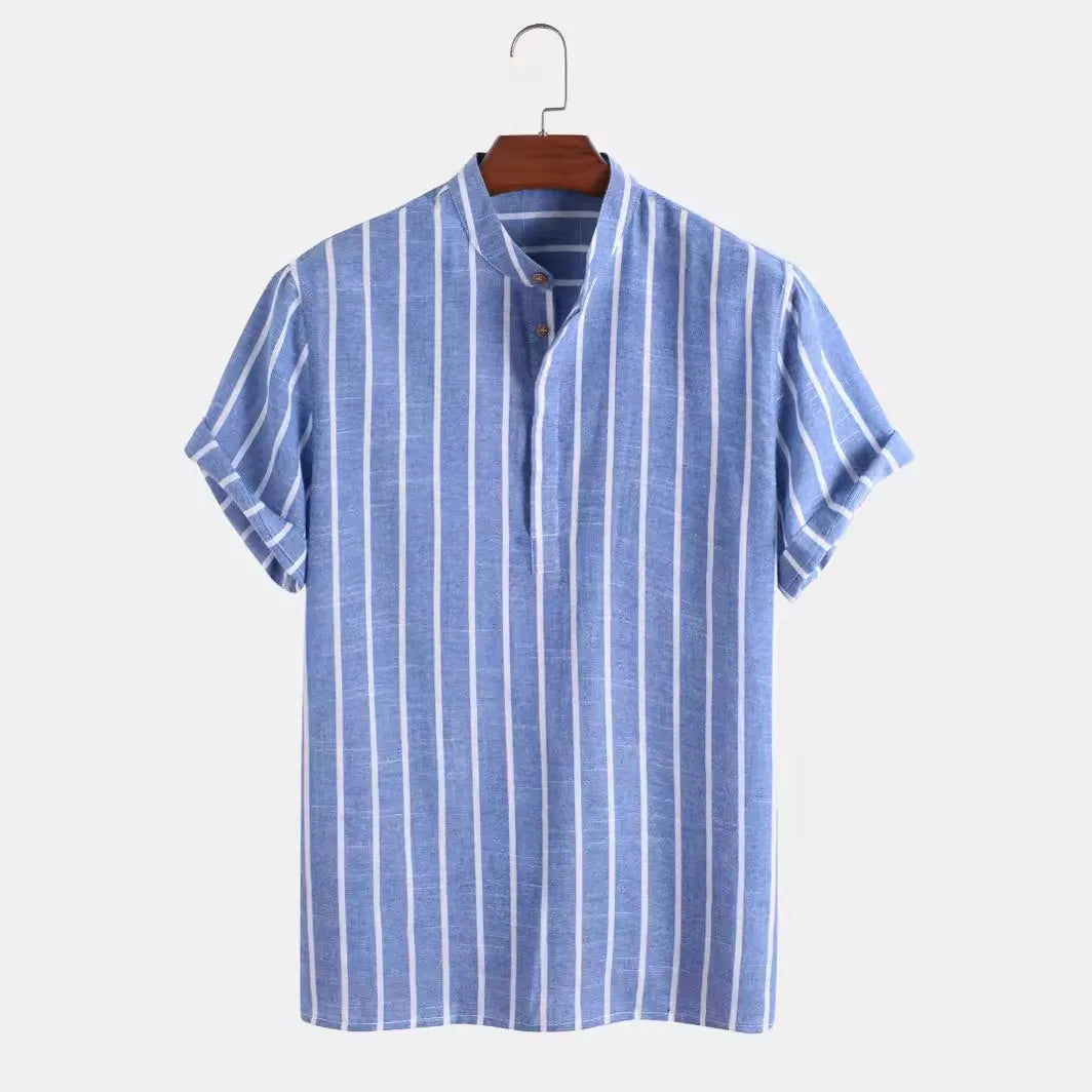 Linen Striped Shirt Shirt