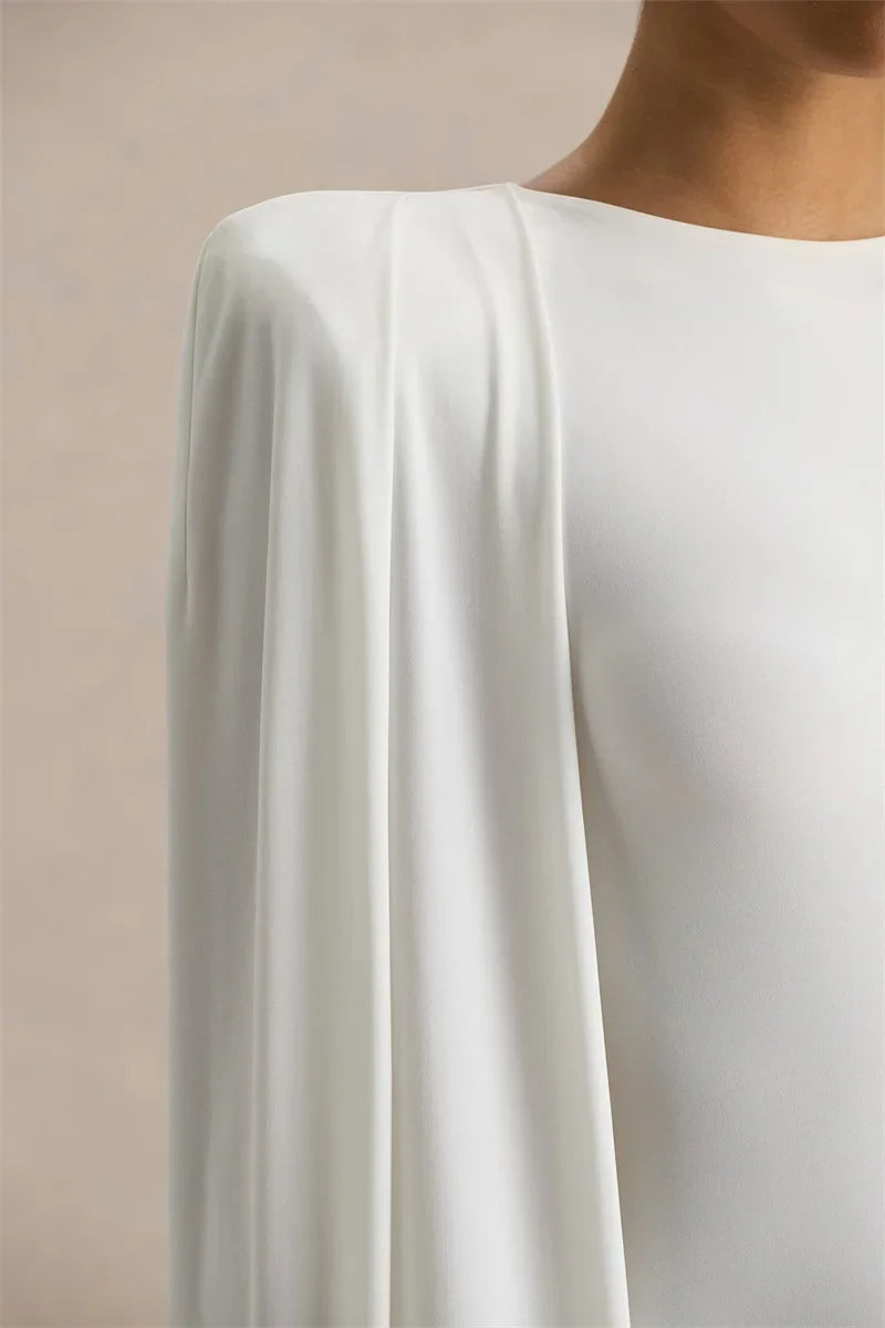 Sleeve Zipper O Dress