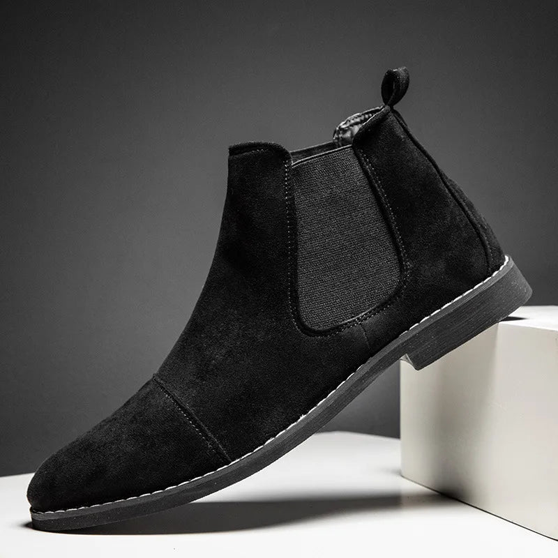 Fashion Yellow Chelsea Boots Pointed Comforta