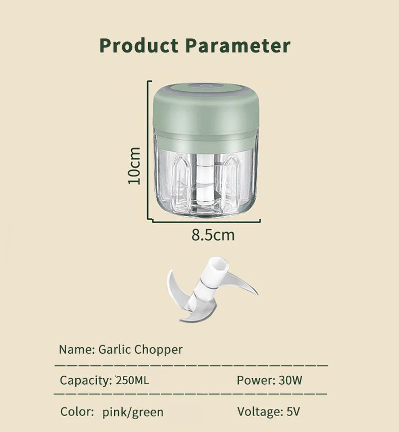 Electric Kitchen Food Chopper Home Essentials