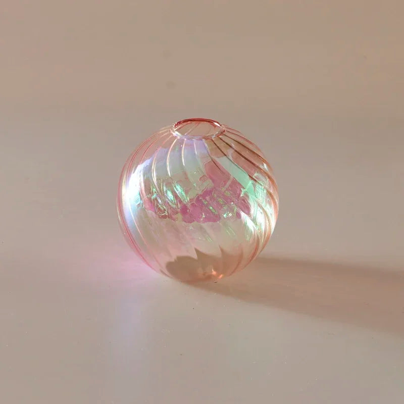 Iridescent Ball Vases ation