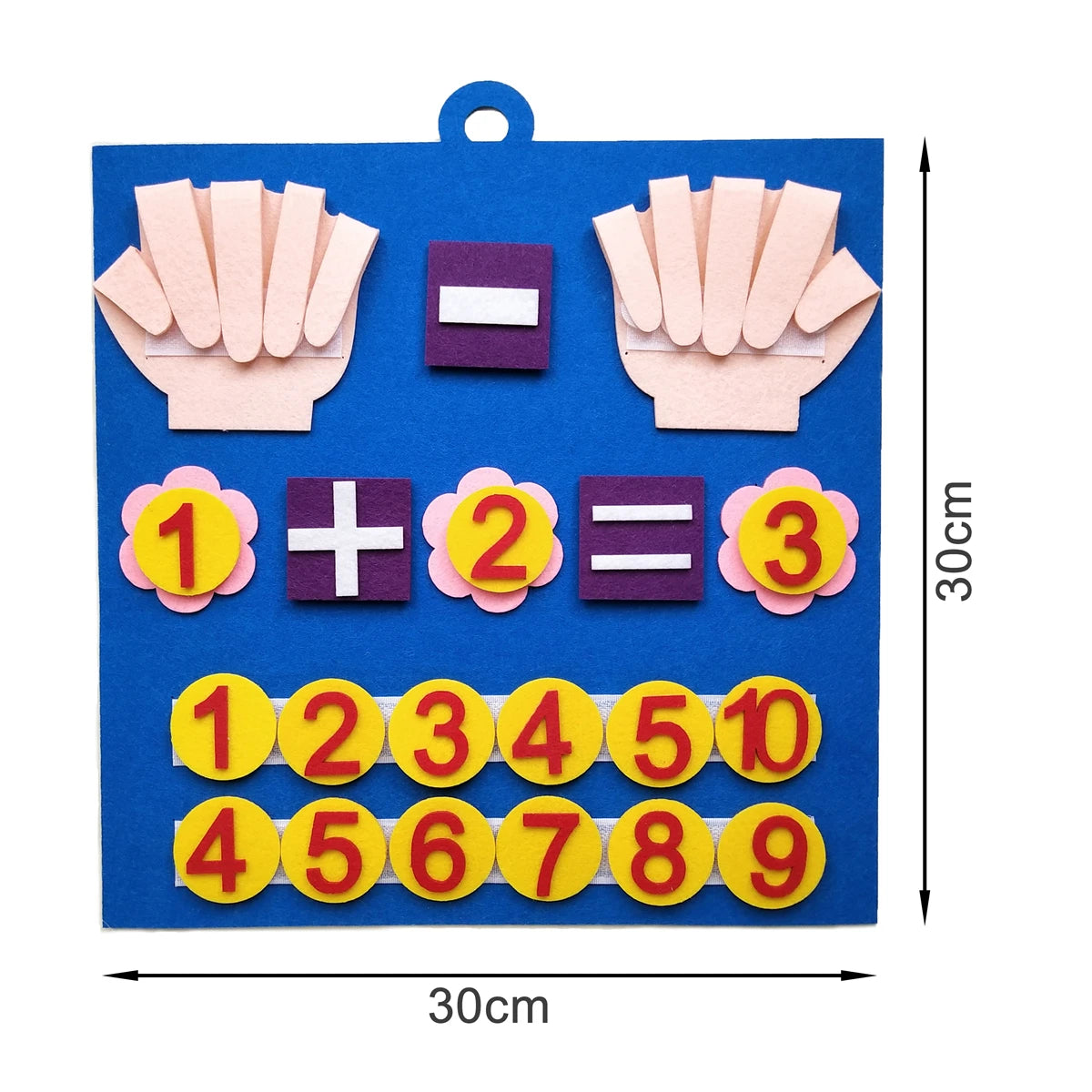 Felt Finger Numbers Learning Set