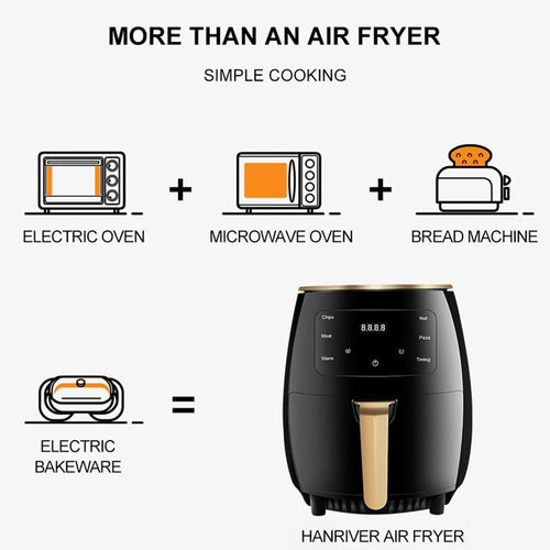 6L Air Fryer Touch Screen Oven Electro Mechan