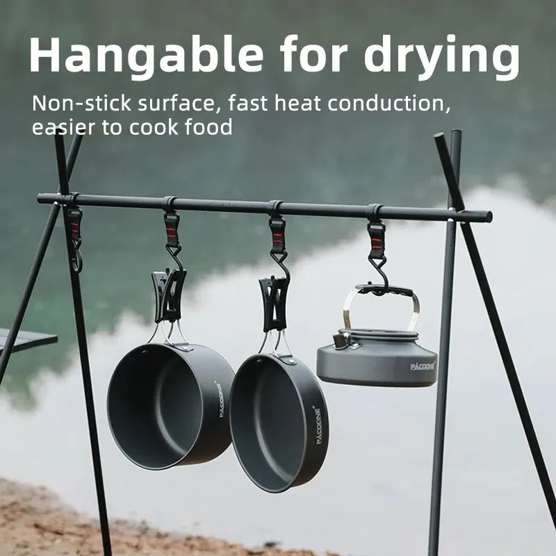 Pacoone Camping Cookware Cookware Kit Outdoor