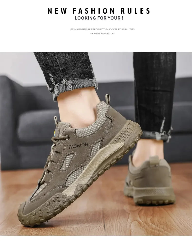 Sneakers High Quality Thick Soled Work Strap