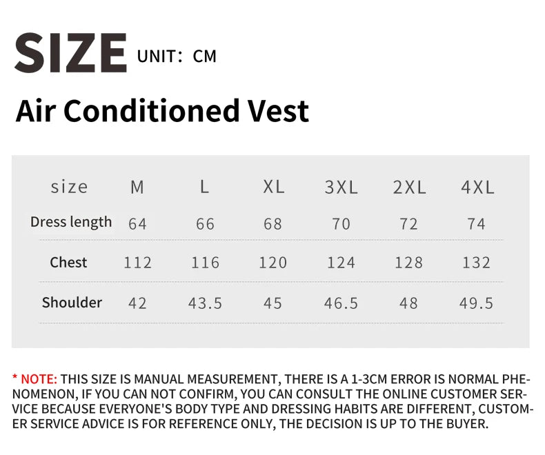 Air Conditioning USB Vest