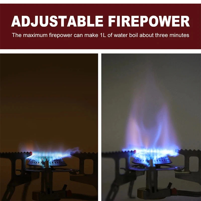 Camping Gas Stove Folding Outdoor Backpacking
