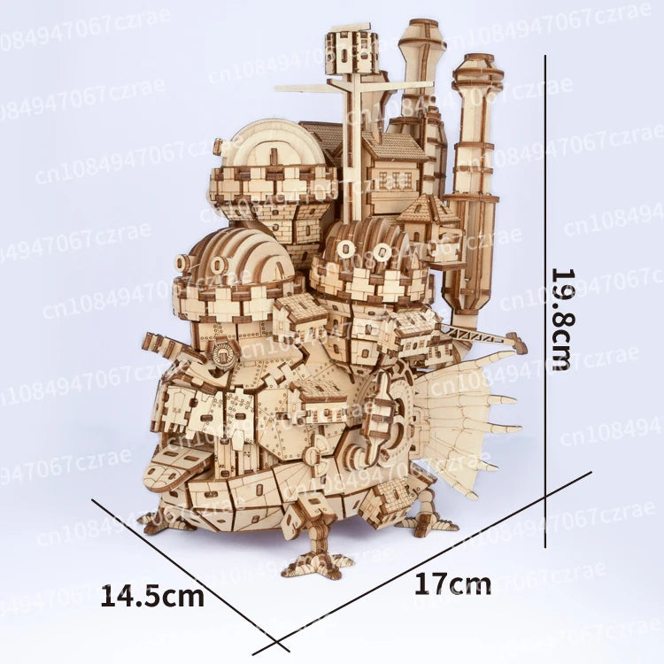 Wooden assembly model animation Play & Learn Ge
