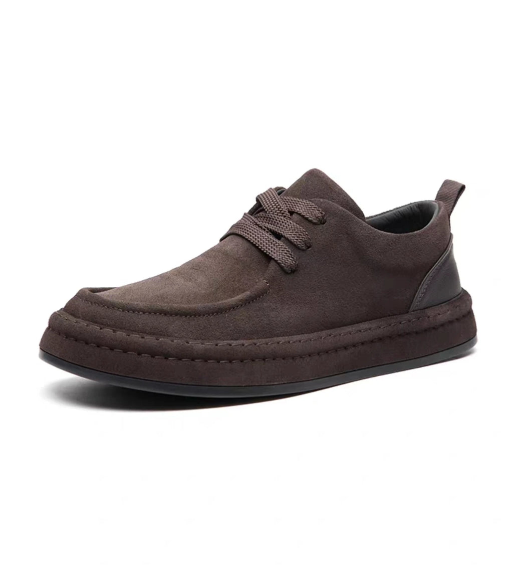Are Fashionable Brown Casual Made Durable Sue