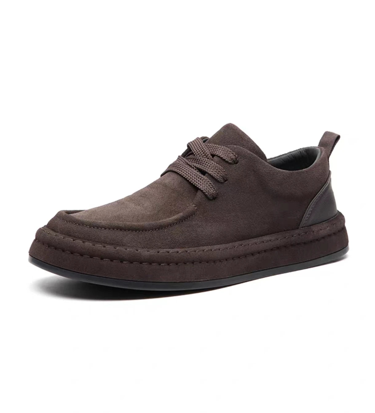Are Fashionable Brown Casual Made Durable Sue
