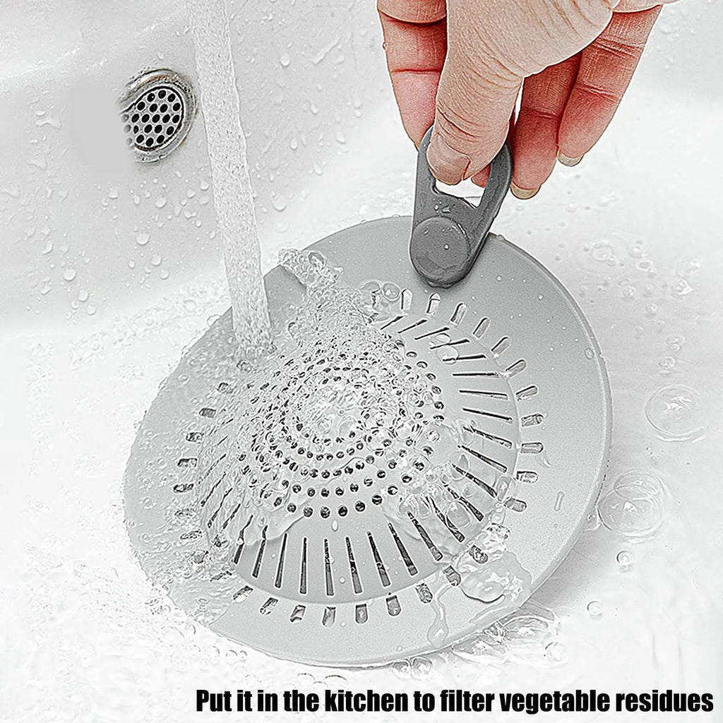 Silicone Drain Strainer Hair Catcher wit Choice Selection