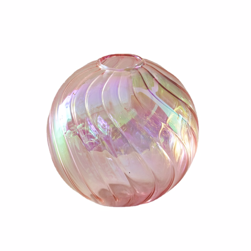 Iridescent Ball Vases ation