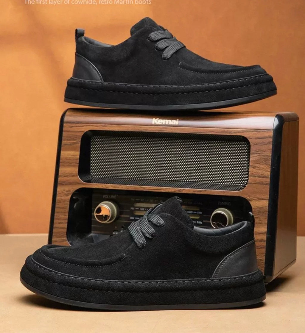 Are Fashionable Brown Casual Made Durable Sue