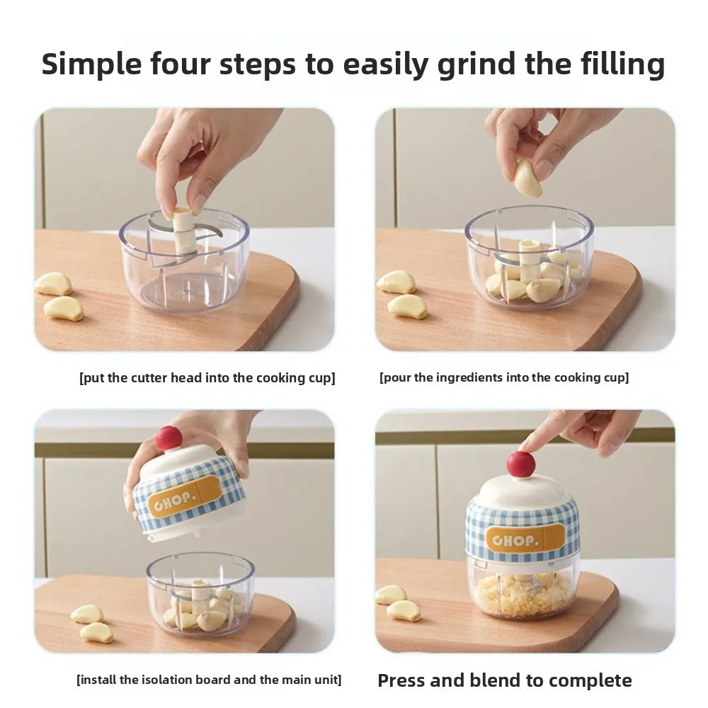 Mini Portable Electric Garlic Home Essentials