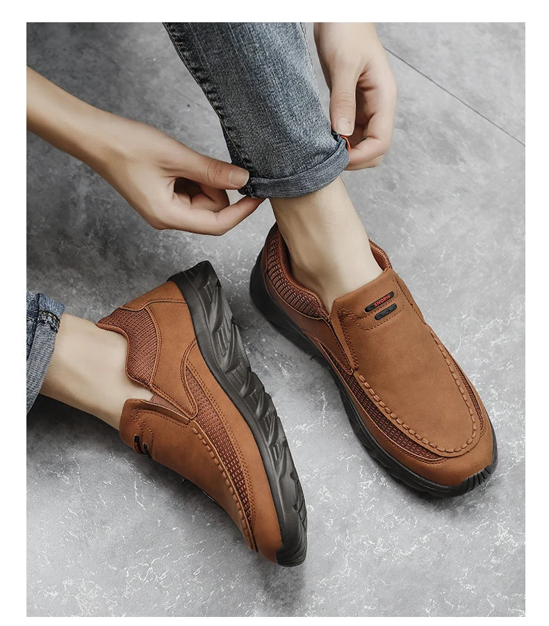 Sneakers Light Loafers Slip On Casual Comfort