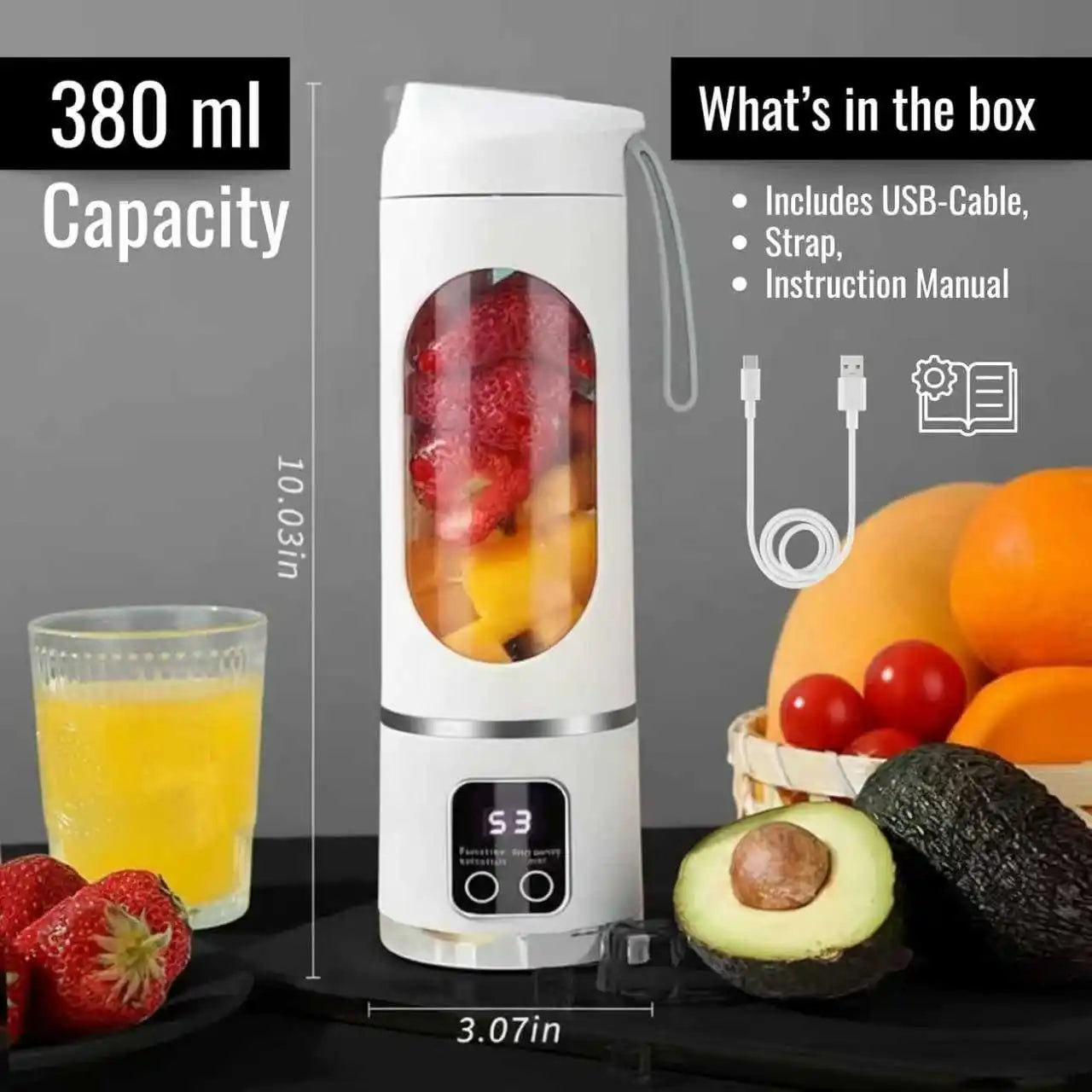 Juicer Handheld Blender Usb Charging Juice Sm