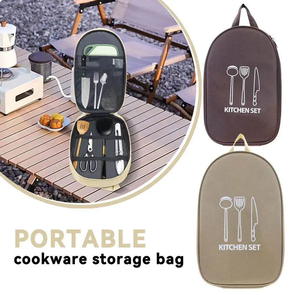 Camping Kitchen Utensil Storage Bag Waterproo