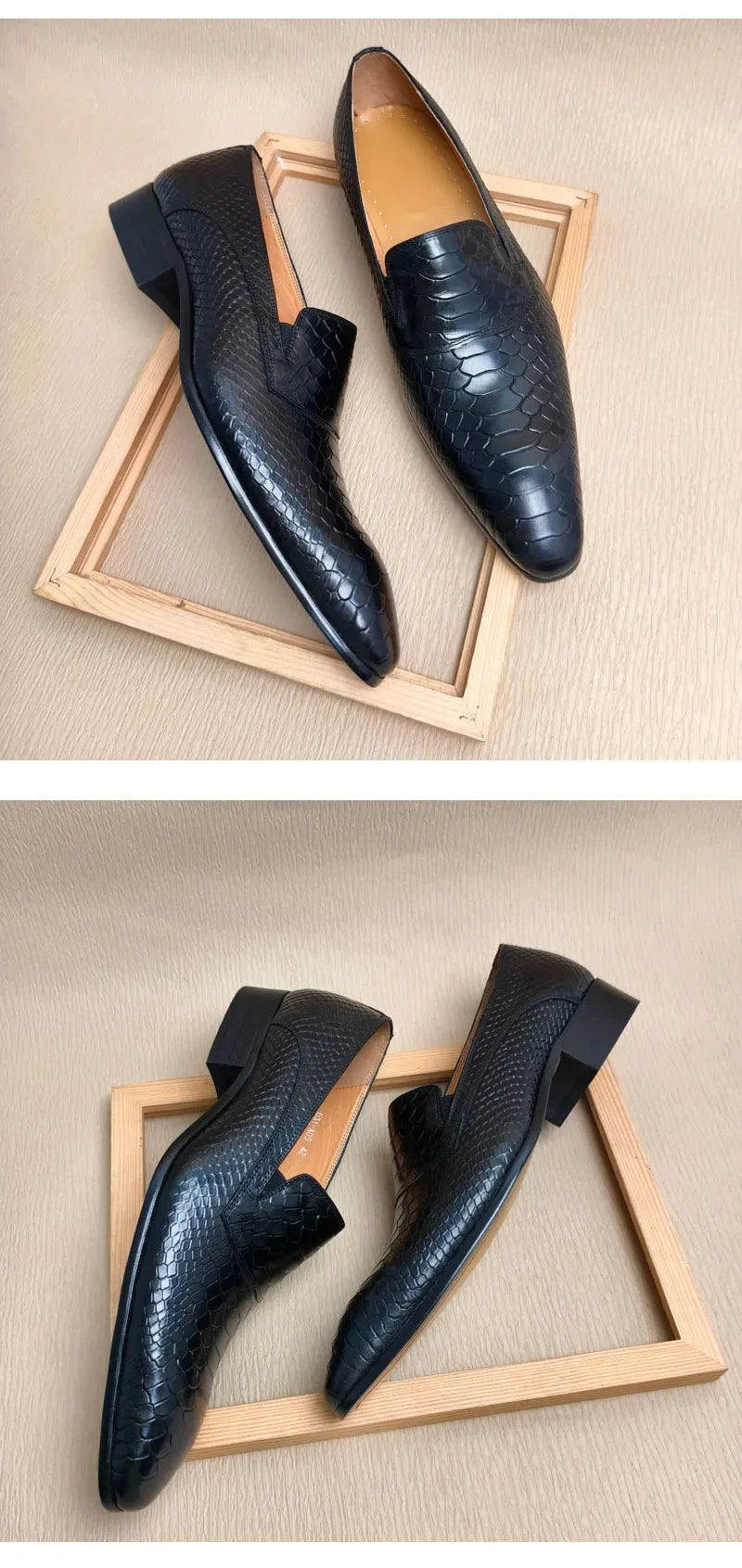 Classic Loafers Genuine Cowhide Leather Casua