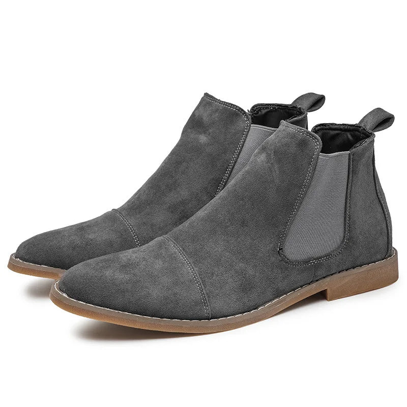 Fashion Yellow Chelsea Boots Pointed Comforta