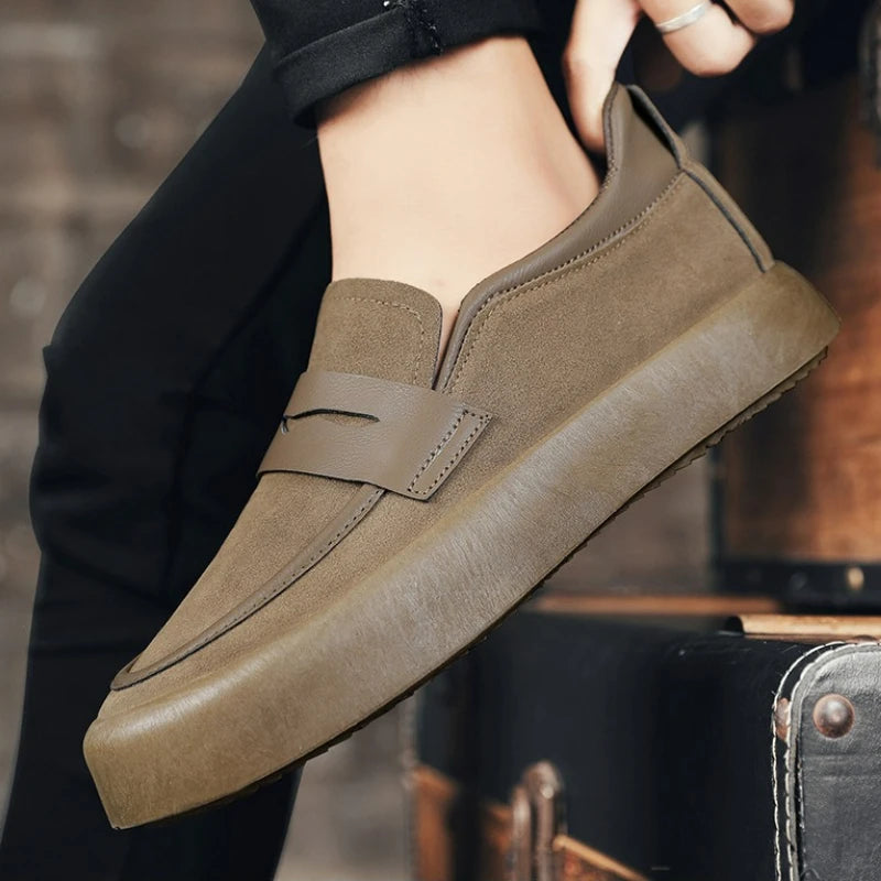 Casual Sneakers Business Loafers Non Slip Lea