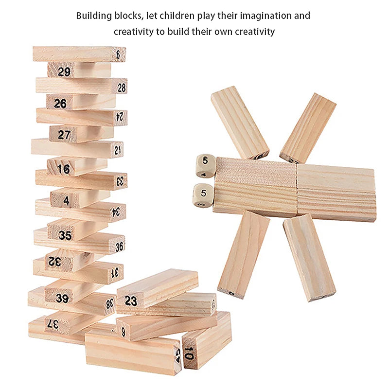 Solid Wood Stacked High Play & Learn Gear