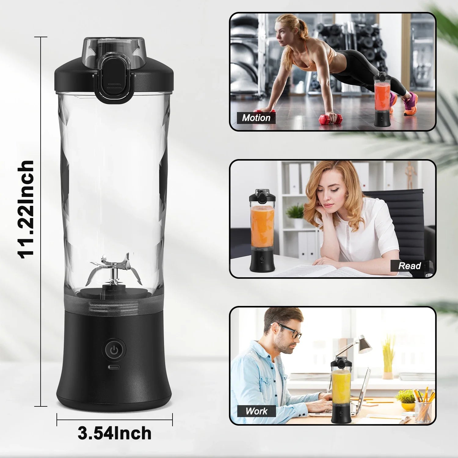 Blender Electric Juicer 600Ml Fruit Mixers 40