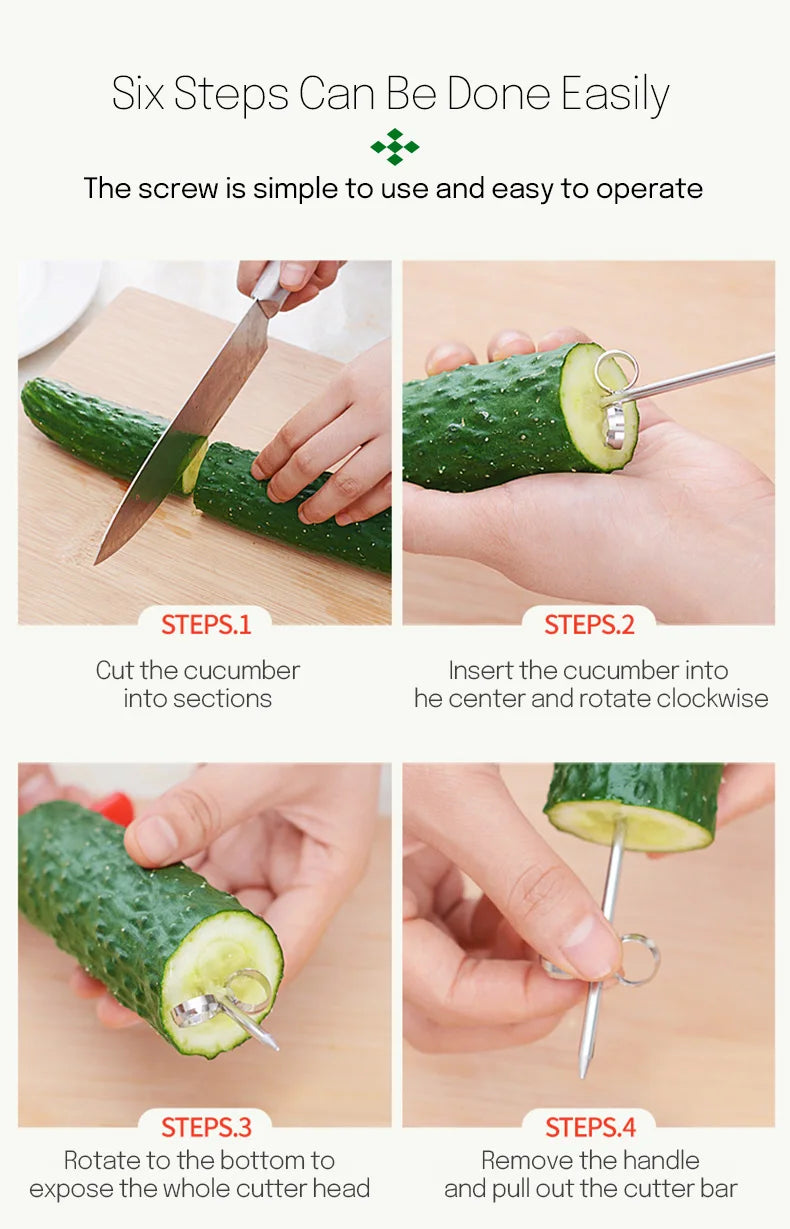 Vegetables Spiral Knife Potato Automotive Pro