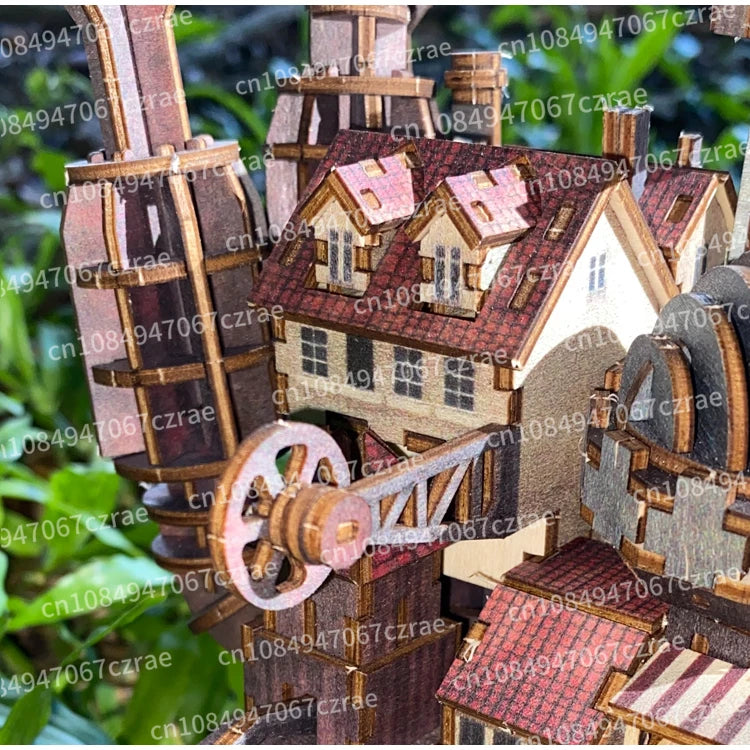 Wooden assembly model animation Play & Learn Ge