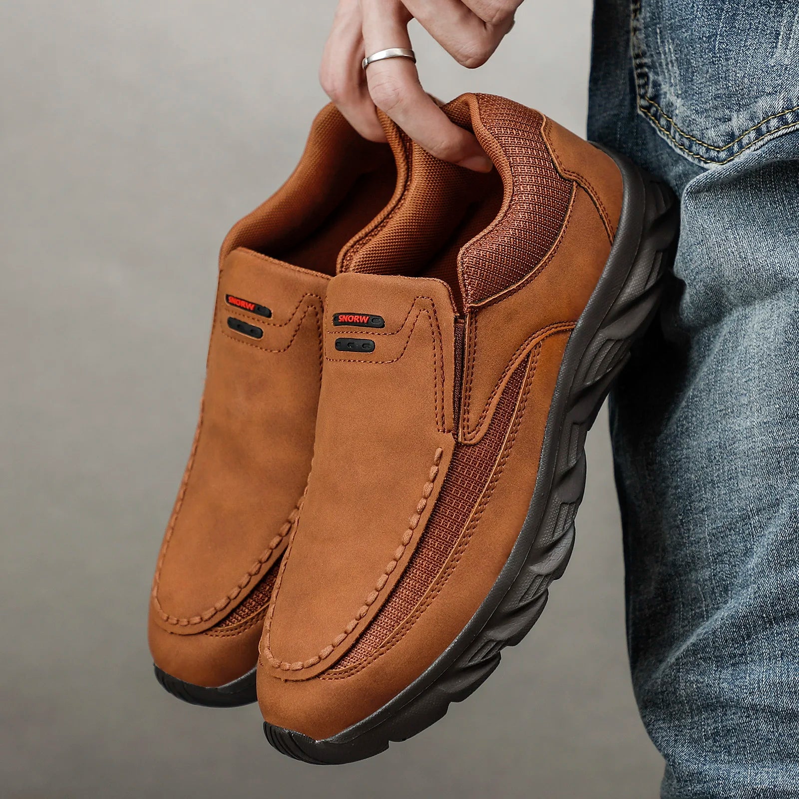 Sneakers Light Loafers Slip On Casual Comfort